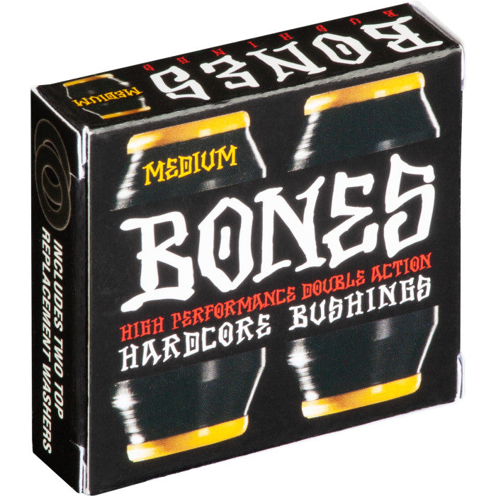 BONES Wheels Bushings Medium Black / Yellow (91A)