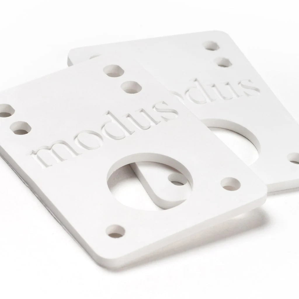 Modus Skateboard Riser Pads White