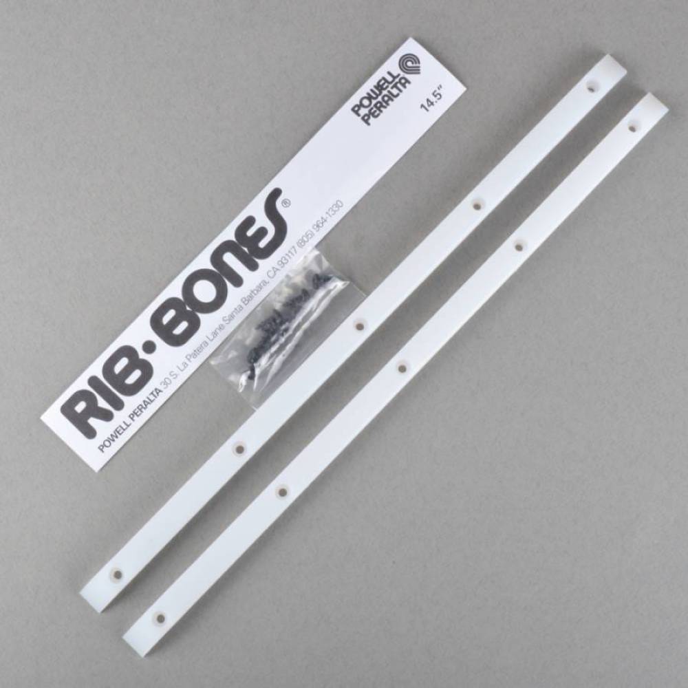 Powell Peralta Rib Bones Skateboard Rails - White
