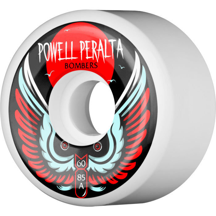 Powell Peralta 'Bomber 3' Wheels 60mm 85a White