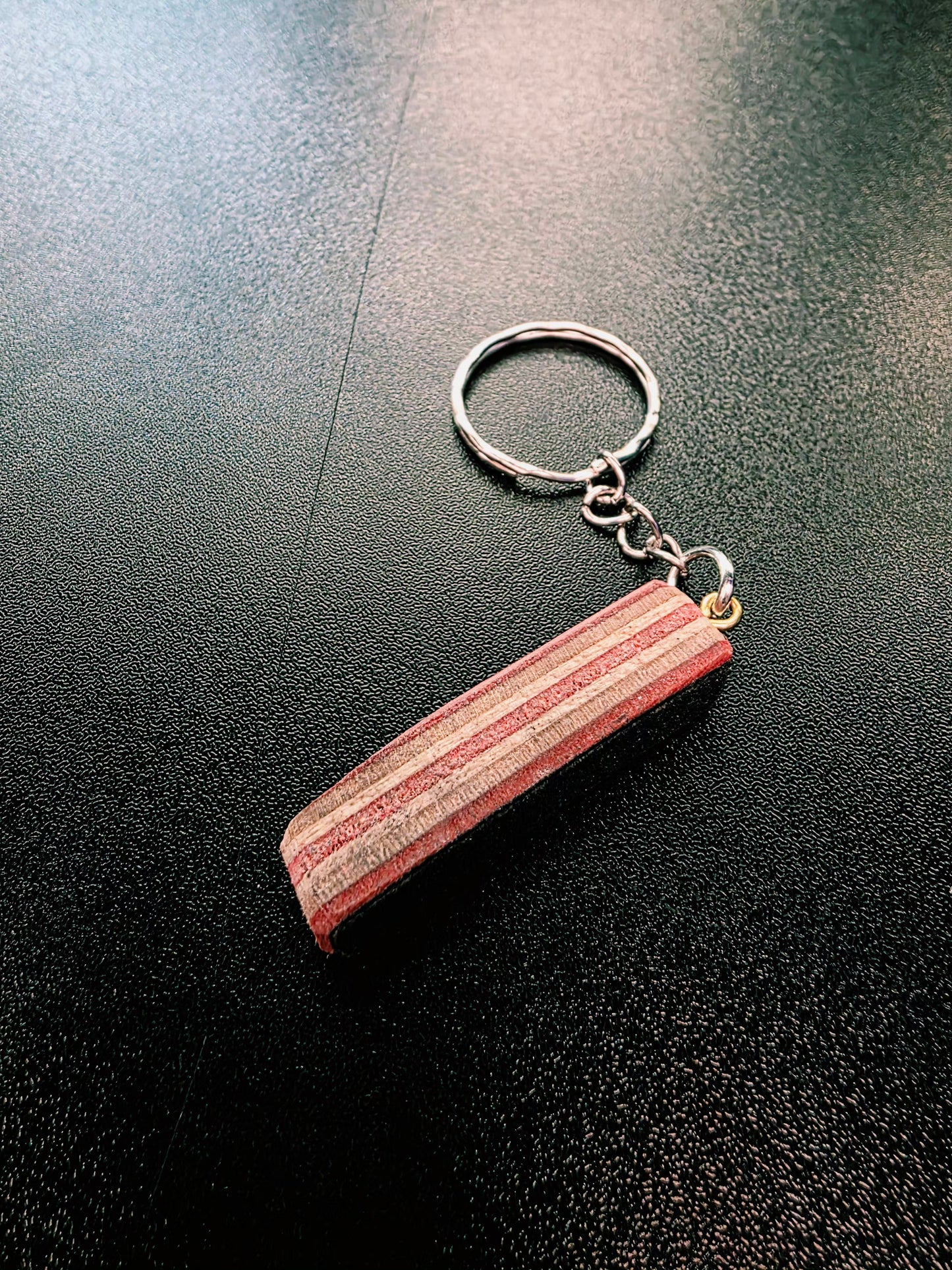 Re-cycled Skateboard Keyring