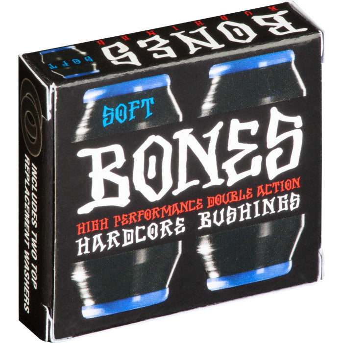 BONES Wheels Bushings Soft Black / Blue (81A)