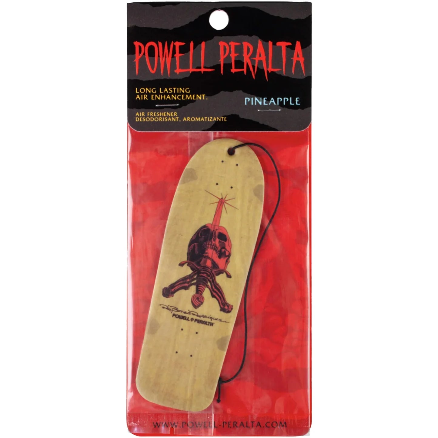 Powell Peralta OG Ray Rodriguez Skull and Sword Air Freshener Pineapple Scent