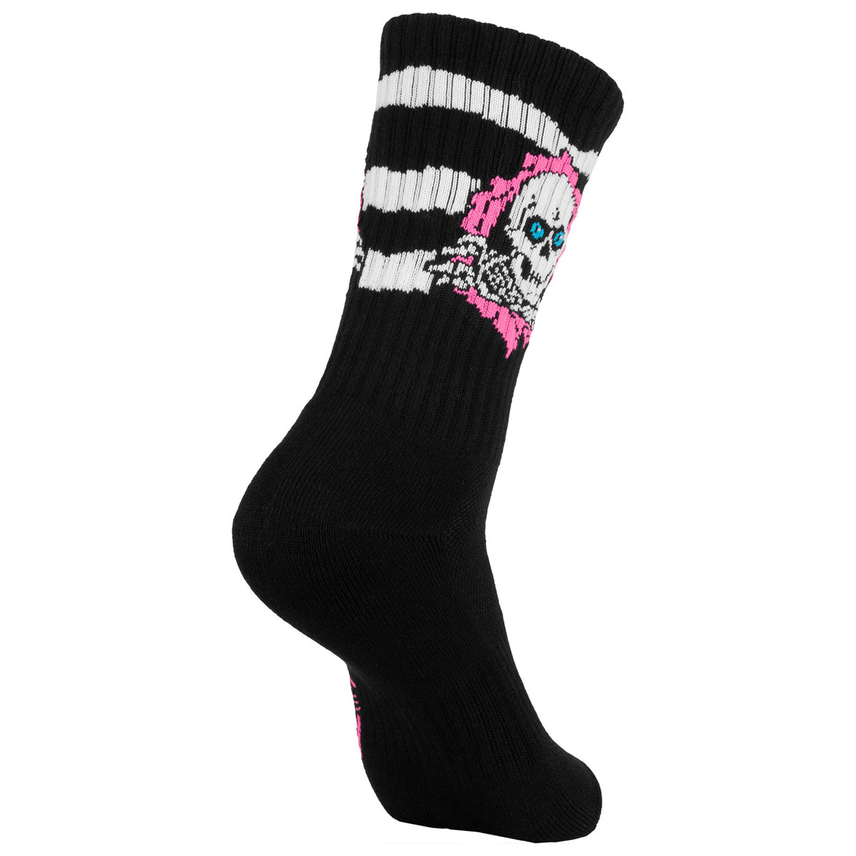 Powell Peralta Ripper Cotton Socks Stripes Black/Pink