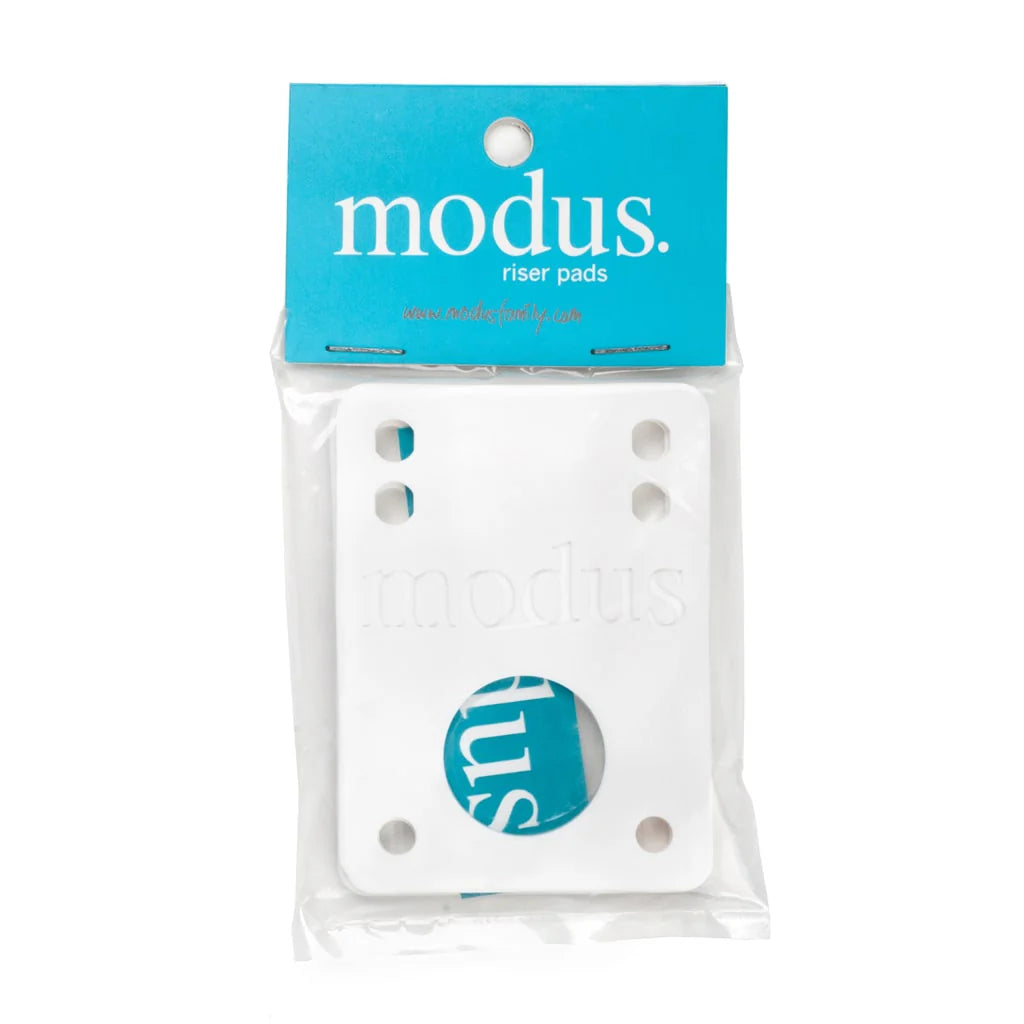 Modus Skateboard Riser Pads White